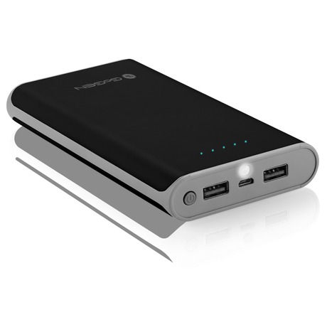 Power Bank GoGEN 16000 mAh - černá/šedá - GoGEN 16000mAh -&nbsp;černá/šedá (foto 1)