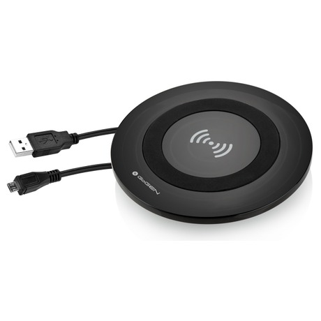 Sada pro bezdrátové nabíjení GoGEN WCH 01 C + microUSB kabel 2 m - GoGEN WCH 01&nbsp;C +&nbsp;microUSB kabel 2&nbsp;m -&nbsp;černá (foto 2)