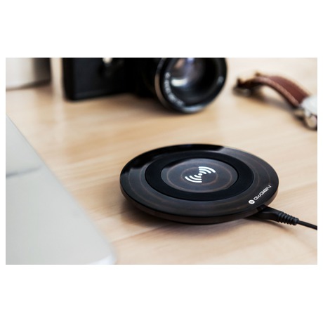 Sada pro bezdrátové nabíjení GoGEN WCH 01 C + microUSB kabel 2 m - GoGEN WCH 01&nbsp;C +&nbsp;microUSB kabel 2&nbsp;m -&nbsp;černá (foto 6)