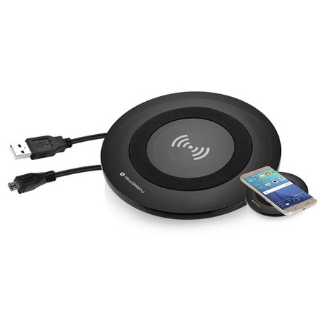 Sada pro bezdrátové nabíjení GoGEN WCH 01 C + microUSB kabel 2 m - GoGEN WCH 01&nbsp;C +&nbsp;microUSB kabel 2&nbsp;m -&nbsp;černá (foto 7)