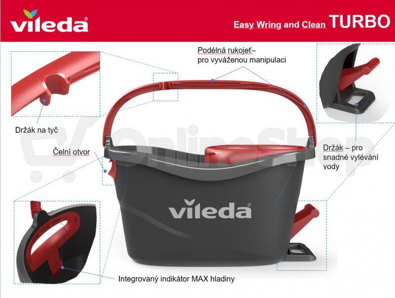 Mop + kbelík Vileda Easy Wring & Clean Turbo