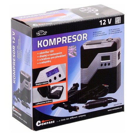 Kompresor Compass 12V BRICK digitální - Compass 12V BRICK digitální (foto 5)