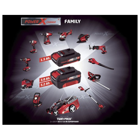 Nůžky na živý plot Aku GE-CH 1855 Li Kit Einhell Expert - Einhell GE-CH 1855 Li&nbsp;Kit Expert (foto 19)