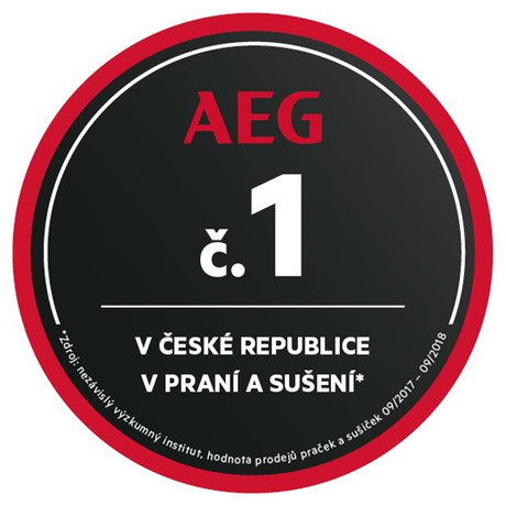 SET Pračka AEG ÖKOMix® L8FEC49SC + Sušička prádla AEG AbsoluteCare® T8DBE68SC
