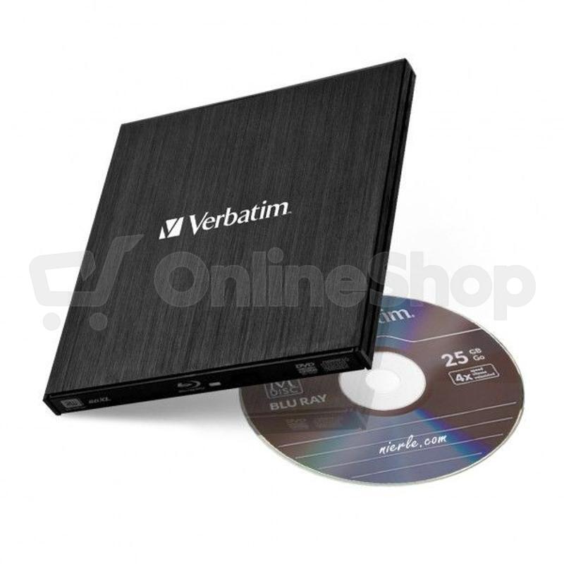 Externí Blu-Ray vypalovačka Verbatim External Slimline USB 3.0 (43890)