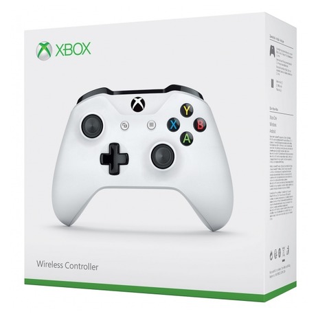 Gamepad Microsoft Xbox One S Wireless  - bílý