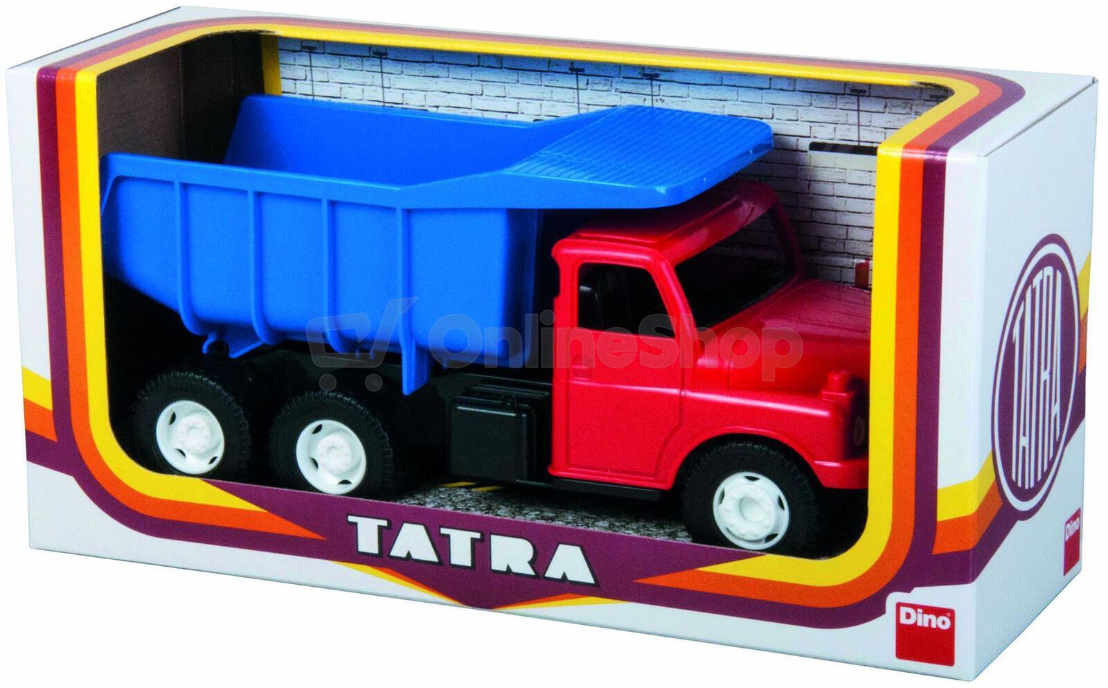 Auto Dino Tatra 148 plast sklápěč 30 cm, červenomodrá