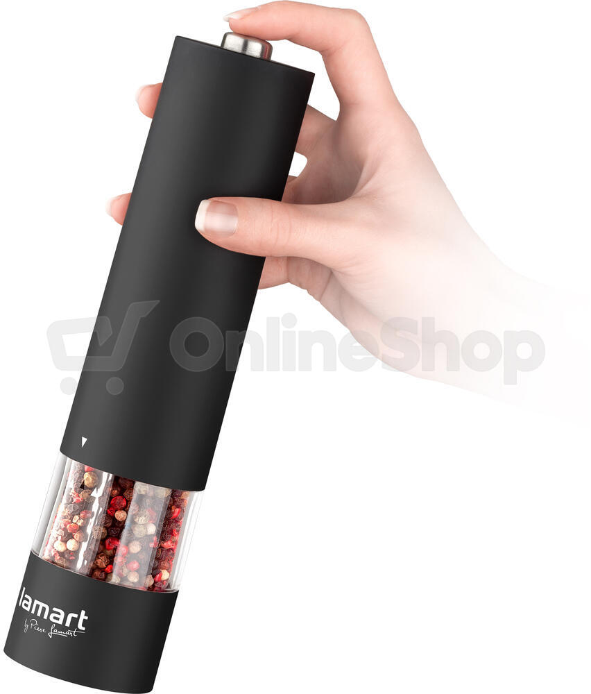 SET Elektrický mlýnek Ruber Lamart LT7021 černý, 2ks