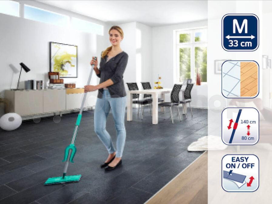 Teleskopický podlahový mop Leifheit Picobello M micro duo