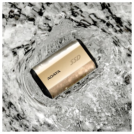 Externí SSD disk ADATA SE730 250GB, zlatý
