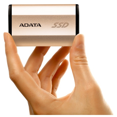 Externí SSD disk ADATA SE730 250GB, zlatý