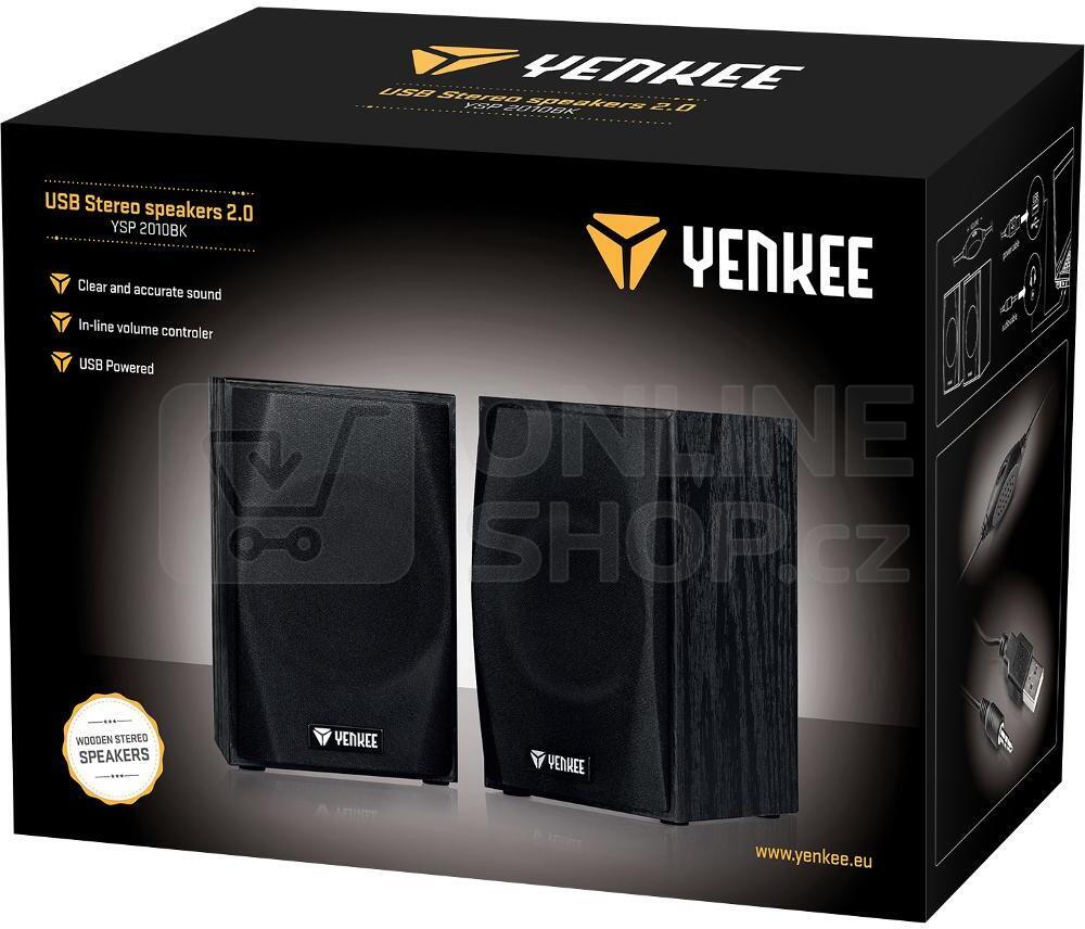 USB reproduktory Yenkee YSP 2010BK 2.0