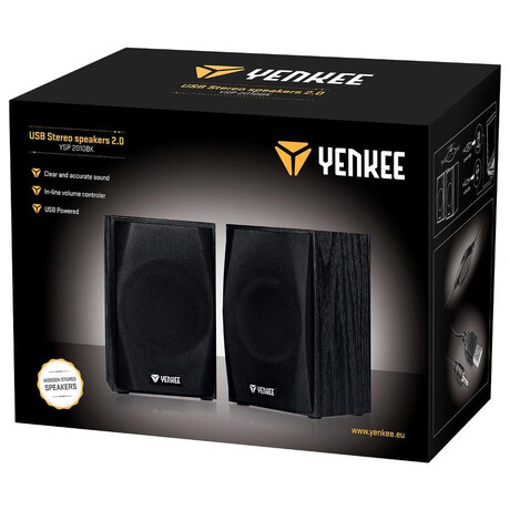 USB reproduktory Yenkee YSP 2010BK 2.0