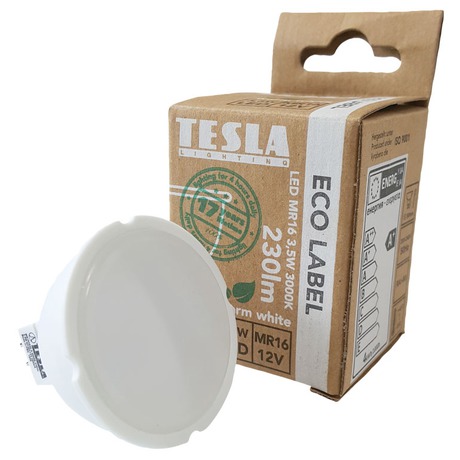 Žárovka LED Tesla bodová, 3,5W, GU5.3, teplá bílá - Tesla bodová, 3,5W, GU5.3, teplá bílá (foto 2)