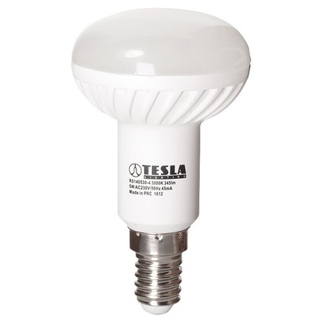 Žárovka LED Tesla reflektor, 5W, E14, teplá bílá - Tesla reflektor, 5W, E14, teplá bílá (foto 4)