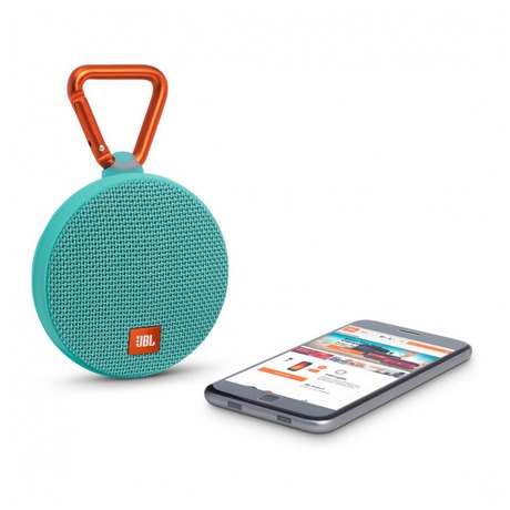 Přenosný reproduktor JBL Clip 2 Teal - JBL Clip 2&nbsp;Teal (foto 4)