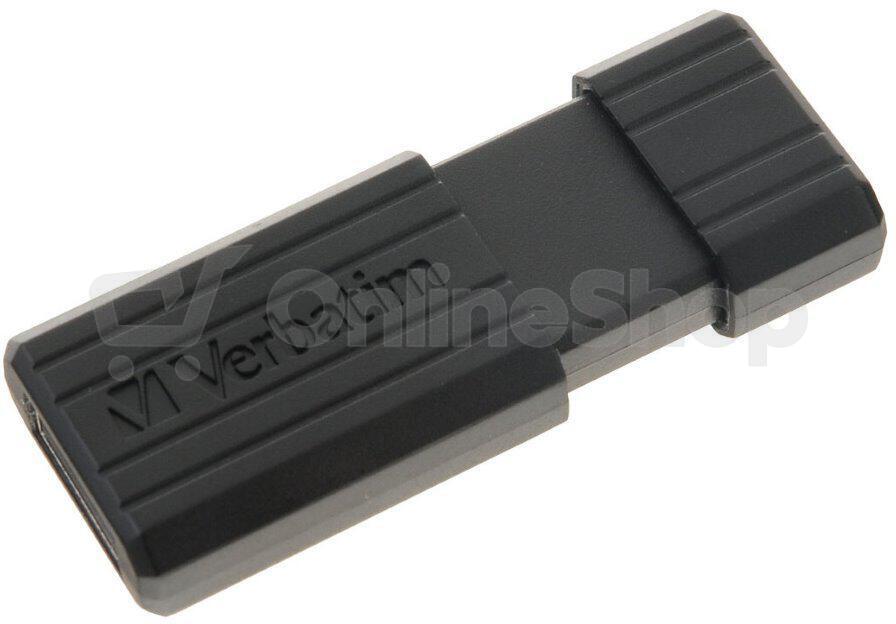 USB Flash disk Verbatim Store'n'Go 8GB PinStripe, černý (49062)