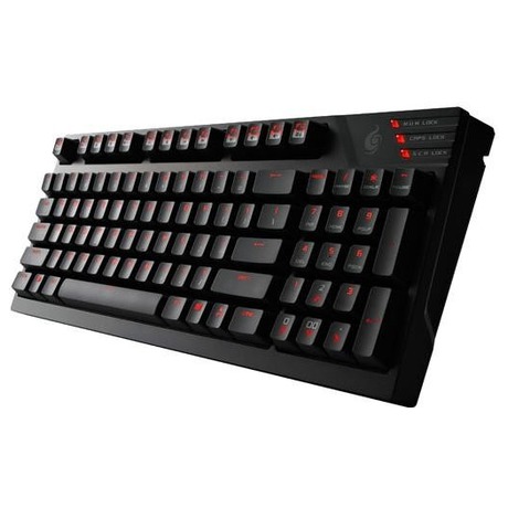 Cooler Master QuickFire TK, herní klávesnice, Brown Switch, bílé LED, US&nbsp;layout, černá (foto 2)