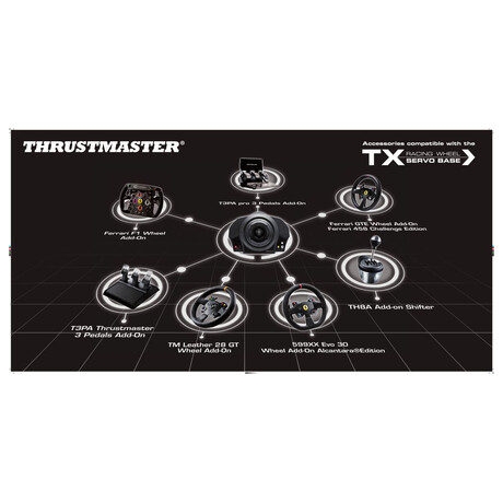 Thrustmaster Sada volantu a pedl TX Leather Edition pro Xbox One,Xbox Series X/S a PC (4460133)