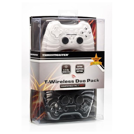 Gamepad Thrustmaster T Wireless Duo Pack pro PC, PS3 - černý/bílý - Thrustmaster T&nbsp;Wireless Duo Pack pro PC, PS3 -&nbsp;černý/bílý (foto 2)