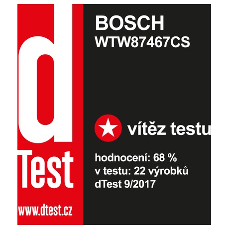 SET Pračka Bosch WAU28T62BY + Sušička Bosch WTW87467CS