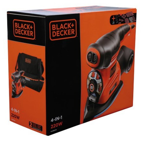 Vibrační bruska Black&Decker KA280LSA, 4v1 - Black&Decker KA280LSA, 4v1 (foto 1)