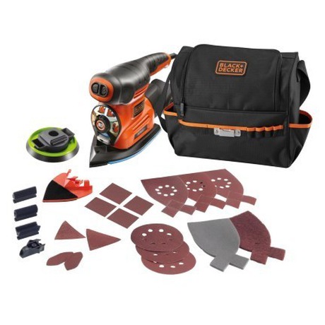 Vibrační bruska Black&Decker KA280LSA, 4v1 - Black&Decker KA280LSA, 4v1 (foto 2)