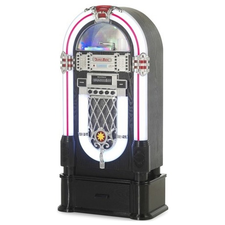 Minisystém Ricatech RR1000 Classic LED Jukebox
