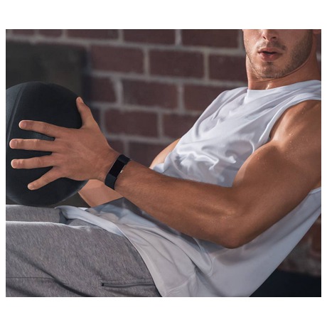 Fitness náramek Fitbit Charge 2 large - Blue Silver - Fitbit Charge 2&nbsp;large -&nbsp;Blue Silver (foto 3)