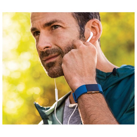 Fitness náramek Fitbit Charge 2 large - Blue Silver - Fitbit Charge 2&nbsp;large -&nbsp;Blue Silver (foto 7)