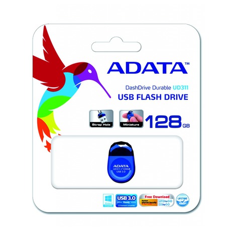 Flash USB A-Data UD311 128GB - modrá