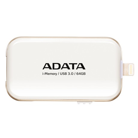 Flash USB A-Data UE710 64GB pro Apple USB 3.0 - bílá