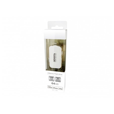 Flash USB A-Data UE710 64GB pro Apple USB 3.0 - bílá