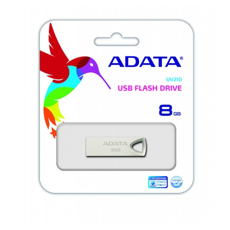 Flash USB ADATA UV210 8GB USB 2.0 - kovová
