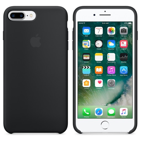 Kryt na mobil Apple Silicone Case pro iPhone 7 Plus - černý - Apple Silicone Case pro iPhone 8&nbsp;Plus /&nbsp;7 Plus -&nbsp;černý (foto 2)