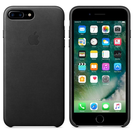 Kryt na mobil Apple Leather Case pro iPhone 7 Plus - černý - Apple Leather Case pro iPhone 8&nbsp;Plus /&nbsp;7 Plus  -&nbsp;černý (foto 3)