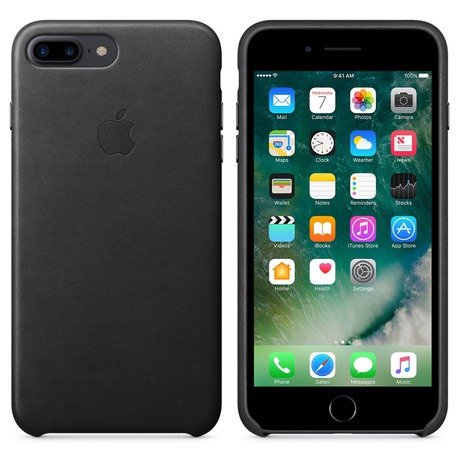 Kryt na mobil Apple Leather Case pro iPhone 7 Plus - černý - Apple Leather Case pro iPhone 8&nbsp;Plus /&nbsp;7 Plus  -&nbsp;černý (foto 7)