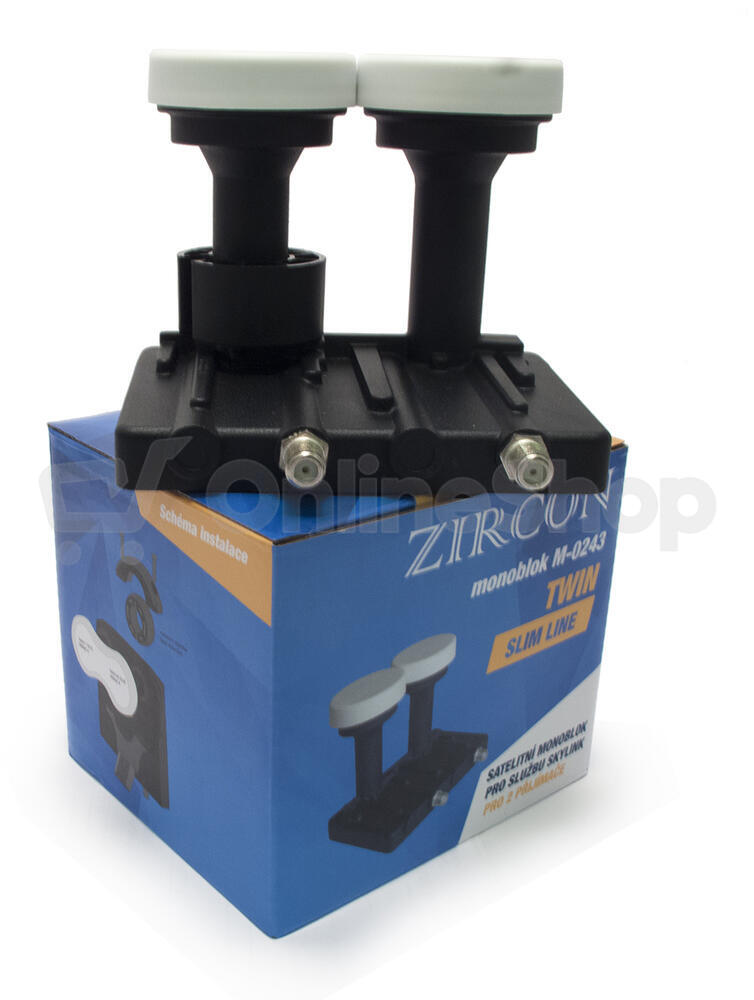 Konvertor Zircon Monoblock Twin M-0243 Skylink 0,2dB Slim line