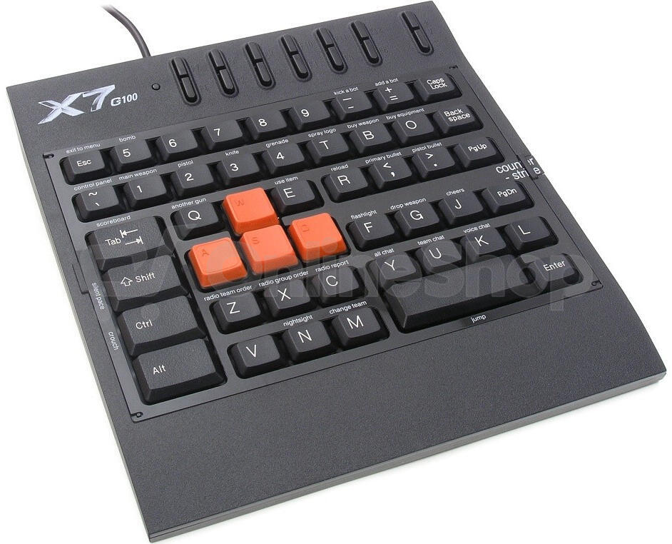 Herní klávesnice A4tech G100