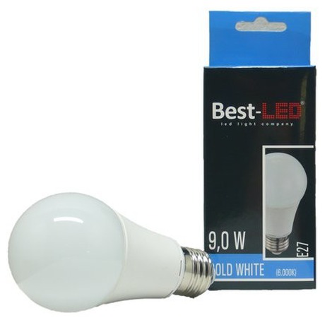 Best-Led E27 9W stud.bílá BE27-9-780C