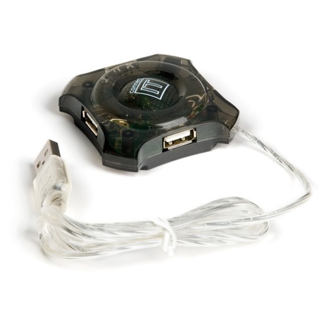 USB Hub Connect IT USB 2.0 / 4x USB 2.0 - černý