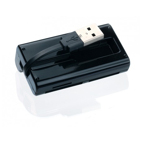 USB Hub Connect IT USB 2.0 / 3x USB 2.0 + microSD + SD - černý