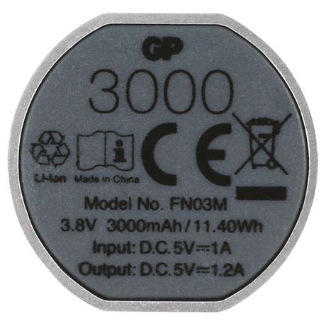 Power Bank GP FN03M 3000 mAh - černá - GP FN03M 3000 mAh -&nbsp;černá (foto 2)