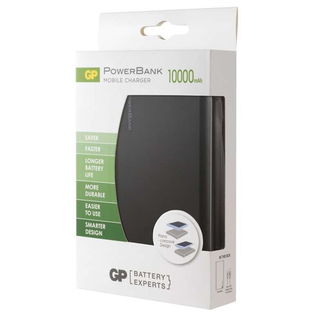 Power Bank GP FP10M 10000 mAh - černá - GP FP10M 10000mAh -&nbsp;černá (foto 2)
