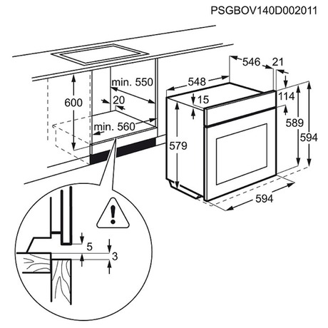 Trouba Electrolux EOA 5555AAX