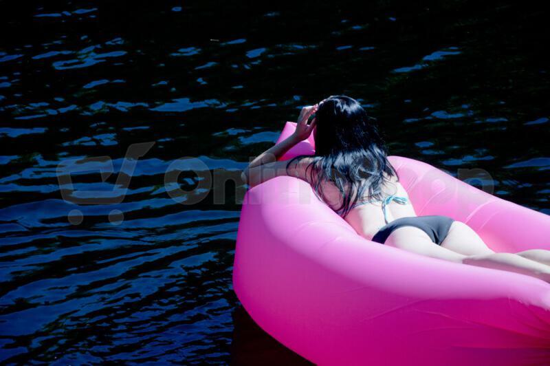 Nafukovací vak G21 Lazy Bag Pink