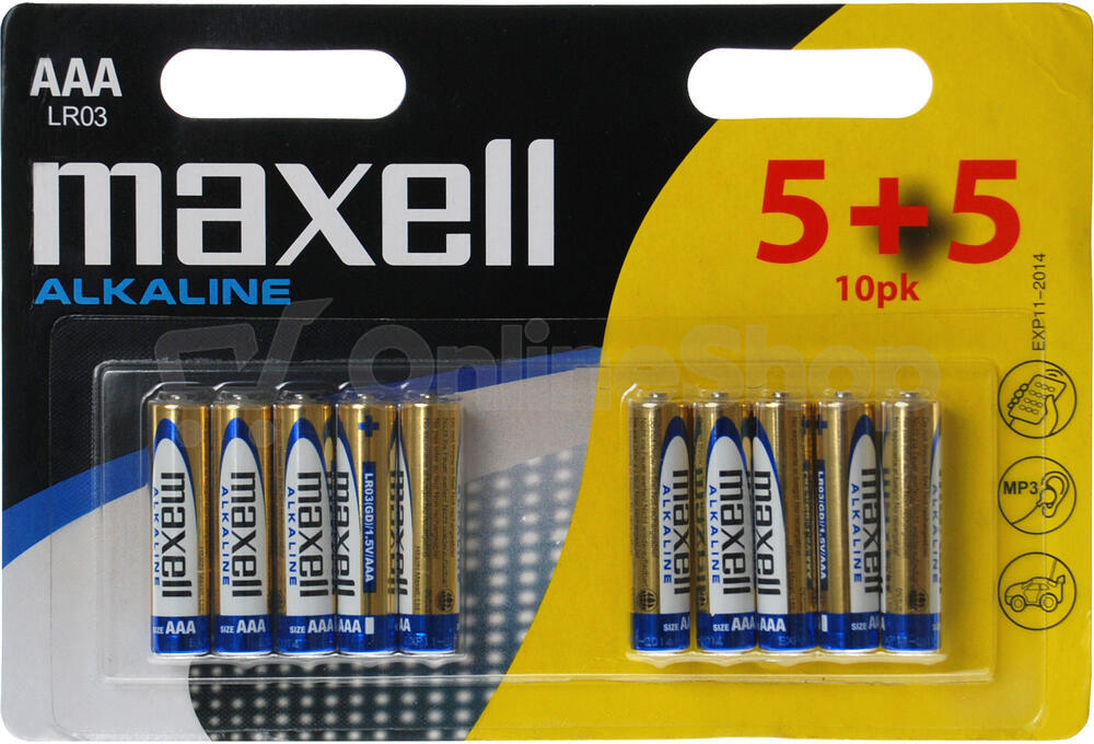 Baterie MAXELL LR03 10BP AAA