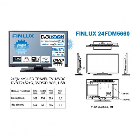 Televize Finlux 24FDM5660