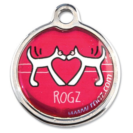 Známka Rogz Red Heart kovová S - Rogz Red Heart kovová S (foto 2)