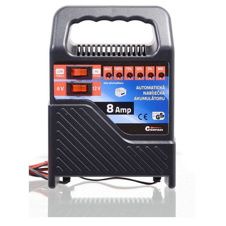 Nabíječka autobaterií Compass 8Amp 6/12V - Compass 07138 6/12V 8A (foto 1)
